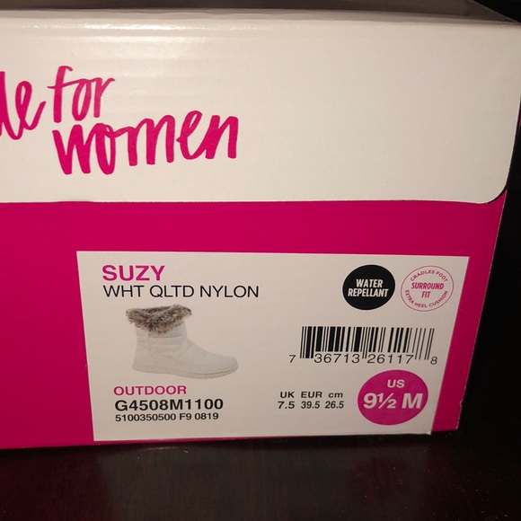 Ryka White Fur Trimmed Boots - Picture 7 of 7